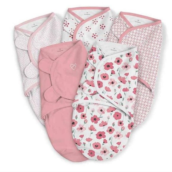 SwaddleMe Baby Floral Cotton Swaddles - 5Pack - Picture 2 of 6